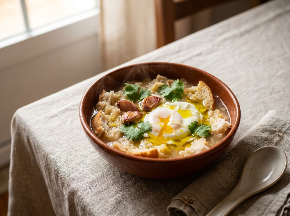 Alentejo bread soup