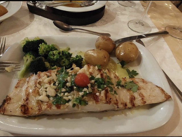 Braised salt cod — the restaurant's own picture