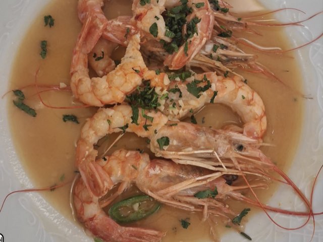 Prawns — the restaurant's own picture